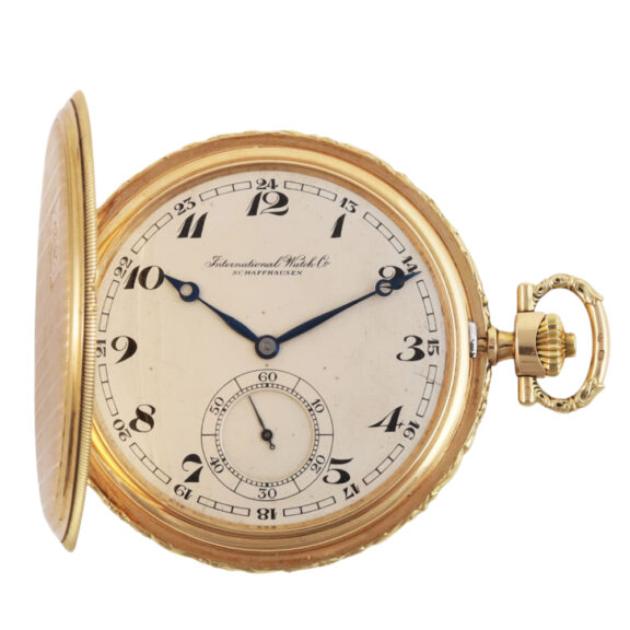 Swiss 14K yellow gold full hunter pocket watch Circa 1930