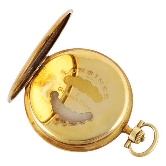 Swiss 18K yellow gold full hunter Grand Prix watch Circa 1920 Swiss 18K yellow gold full hunter Grand Prix watch Circa 1920