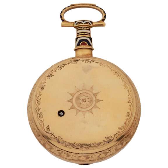 English 18K yellow gold open faced pocket watch Circa 1820 English 18K yellow gold open faced pocket watch Circa 1820