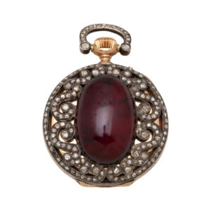 French 18K gold and silver ladies' pocket watch Circa 1870