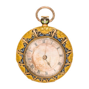 Swiss gold and enamel ladies' pocket watch Circa 1850