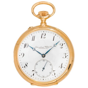 Swiss 14K yellow gold open faced pocket watch Circa 1912