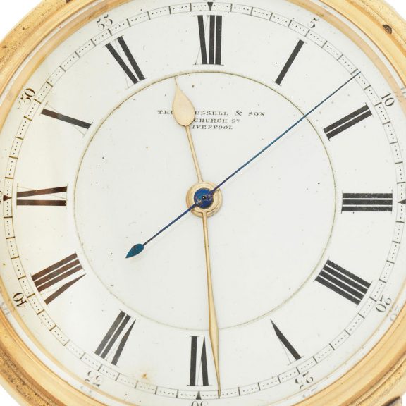 English 18k yellow gold hunting cased pocket watch Circa 1904 English 18k yellow gold hunting cased pocket watch Circa 1904