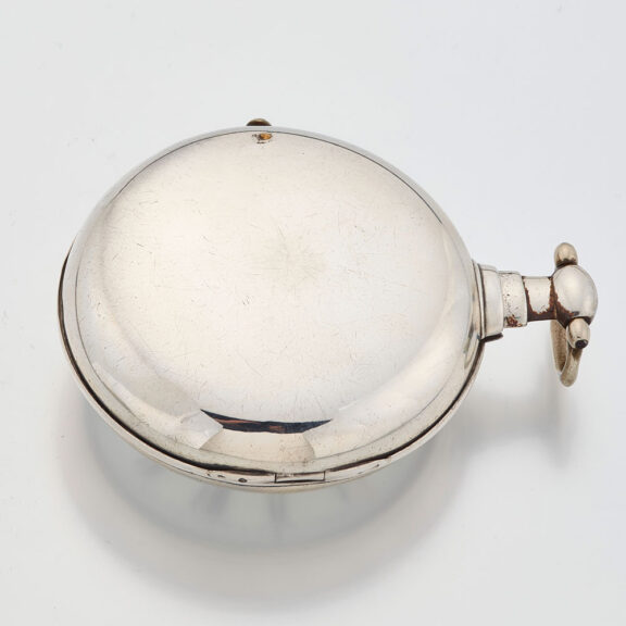 English rack lever watch in silver pair cases Circa 1809 English rack lever watch in silver pair cases Circa 1809