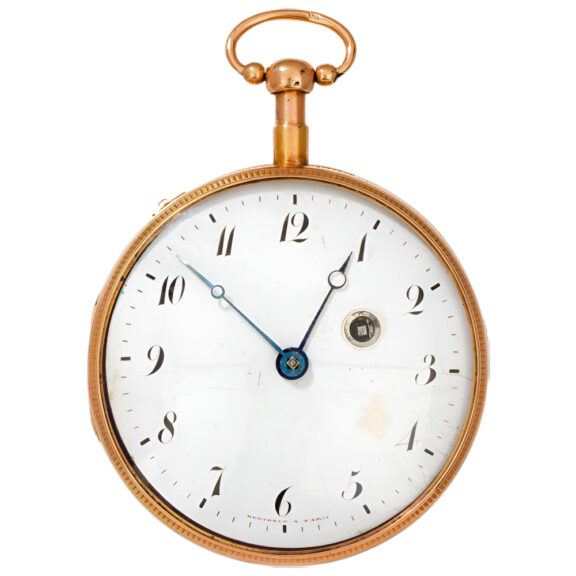 French gold repeating watch with concealed erotic scene Circa 1800 French gold repeating watch with concealed erotic scene Circa 1800