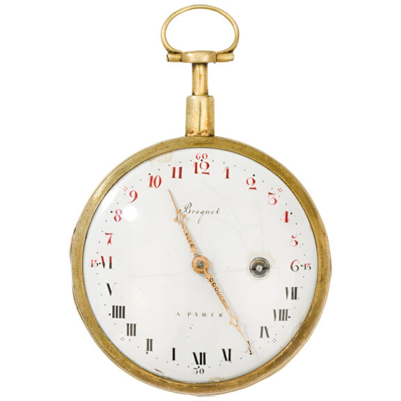 French gilded silver open faced verge pocket watch Circa 1800 French gilded silver open faced verge pocket watch Circa 1800