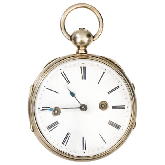 Austrian silver open faced verge pocket watch Circa 1805 Austrian silver open faced verge pocket watch Circa 1805
