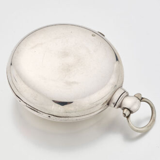 English silver half hunting cased verge watch Circa 1832