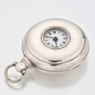 English silver half hunting cased verge watch Circa 1832