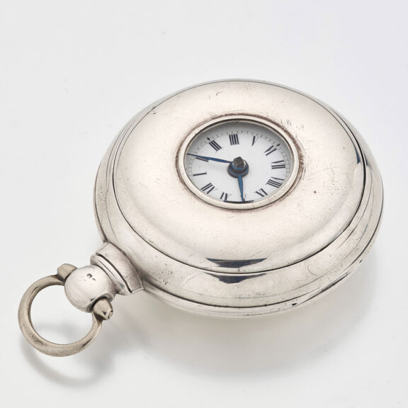English silver half hunting cased verge watch Circa 1832 English silver half hunting cased verge watch Circa 1832