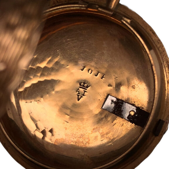 French 18K rose gold open faced pocket watch Circa 1790 French 18K rose gold open faced pocket watch Circa 1790