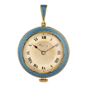 English gold and enamel open faced ladies' watch Circa 1910