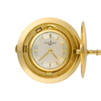 Swiss gold full hunter watch with matching chain Circa 1950