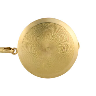 Swiss gold full hunter watch with matching chain Circa 1950