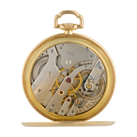 American 14K yellow gold open faced pocket watch Circa 1940 American 14K yellow gold open faced pocket watch Circa 1940