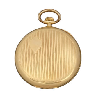 Swiss 18K yellow gold open faced pocket watch Circa 1920 Swiss 18K yellow gold open faced pocket watch Circa 1920