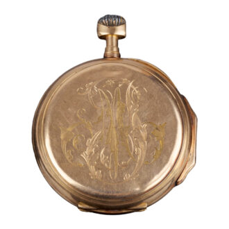 Swiss 18K yellow gold open faced pocket watch Circa 1842