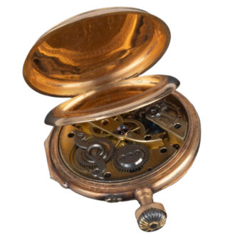 Swiss 18K yellow gold open faced pocket watch Circa 1842
