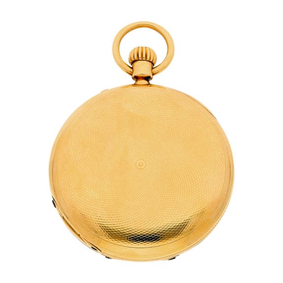 German midsized gold hunting cased keyless lever watch Circa 1869 German midsized gold hunting cased keyless lever watch Circa 1869