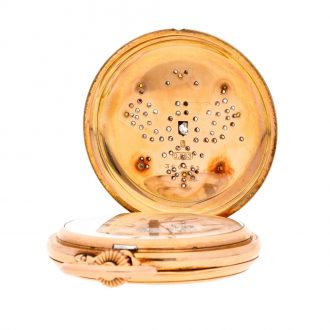 Russian gold and diamond set presentation watch Circa 1900 Russian gold and diamond set presentation watch Circa 1900