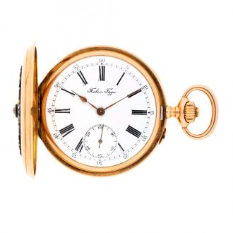 Russian gold and diamond set presentation watch Circa 1900 Russian gold and diamond set presentation watch Circa 1900