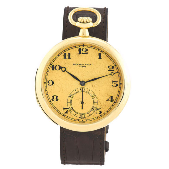 Swiss gold minute-repeating keyless dress watch Circa 1910 Swiss gold minute-repeating keyless dress watch Circa 1910