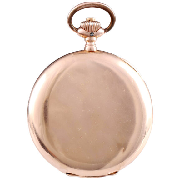 Large Swiss 14K gold full hunter pocket watch Circa 1900 Large Swiss 14K gold full hunter pocket watch Circa 1900