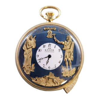 Swiss rare gilt five minute repeating automaton Circa 1987