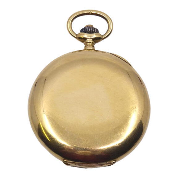 French 18K yellow gold full hunter pocket watch Circa 1920 French 18K yellow gold full hunter pocket watch Circa 1920