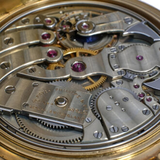 Swiss 18K yellow gold repeating pocket watch Circa 1900