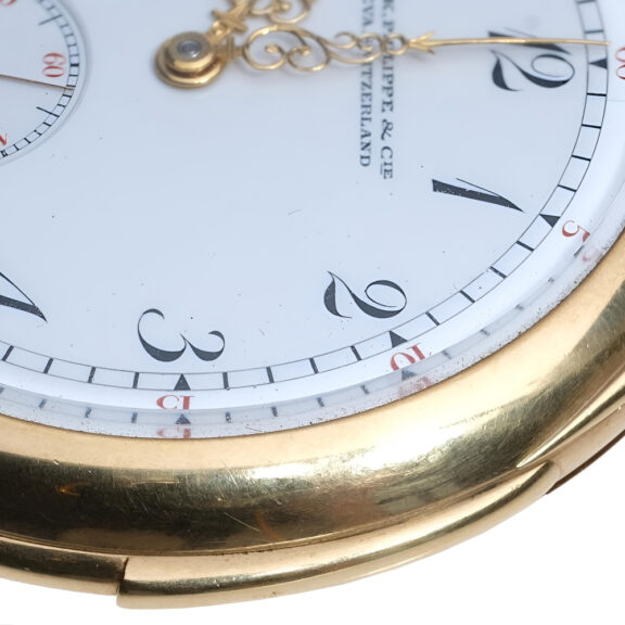 Swiss 18K yellow gold repeating pocket watch Circa 1900 Swiss 18K yellow gold repeating pocket watch Circa 1900