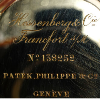 Swiss 18K yellow gold repeating pocket watch Circa 1900