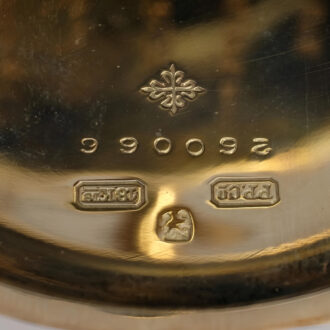 Swiss 18K yellow gold repeating pocket watch Circa 1900