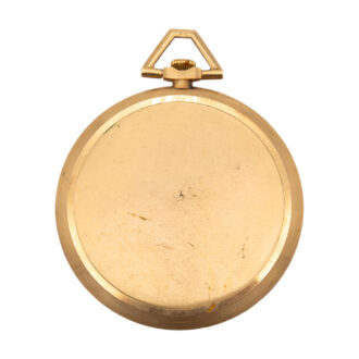 Swiss 18K yellow gold open faced pocket watch Circa 1940 Swiss 18K yellow gold open faced pocket watch Circa 1940