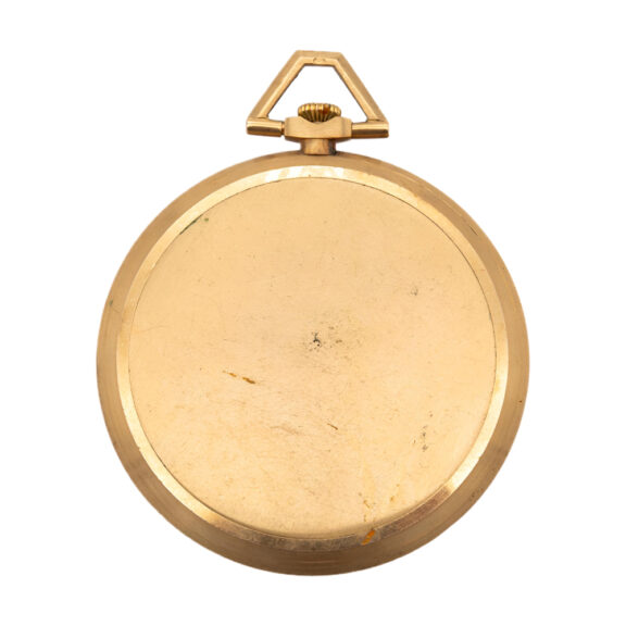 Swiss 18K yellow gold open faced pocket watch Circa 1940 Swiss 18K yellow gold open faced pocket watch Circa 1940