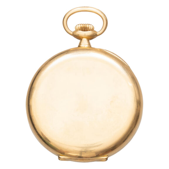 Swiss 18K yellow gold open faced pocket watch Circa 1910 Swiss 18K yellow gold open faced pocket watch Circa 1910
