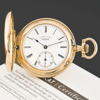Accompanied by the ‘Extract from the Glashütte Archives’