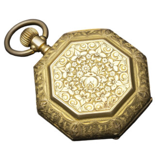 Swiss 18K gold pocket watch for the Chinese market Circa 1910