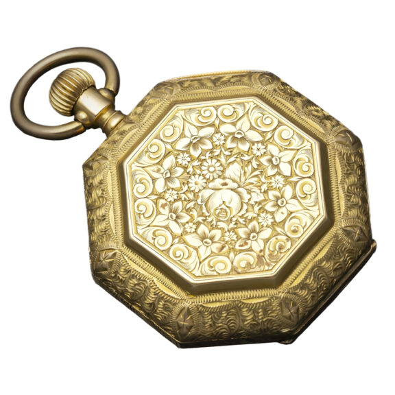 Swiss 18K gold pocket watch for the Chinese market Circa 1910 Swiss 18K gold pocket watch for the Chinese market Circa 1910