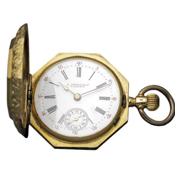 Swiss 18K gold pocket watch for the Chinese market Circa 1910