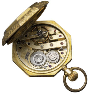 Swiss 18K gold pocket watch for the Chinese market Circa 1910