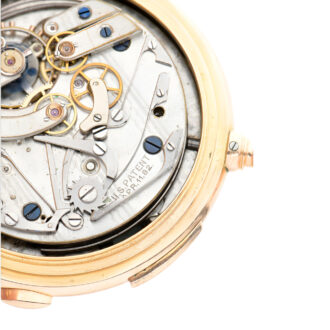 Swiss 14K gold repeating chronograph pocket watch Circa 1900