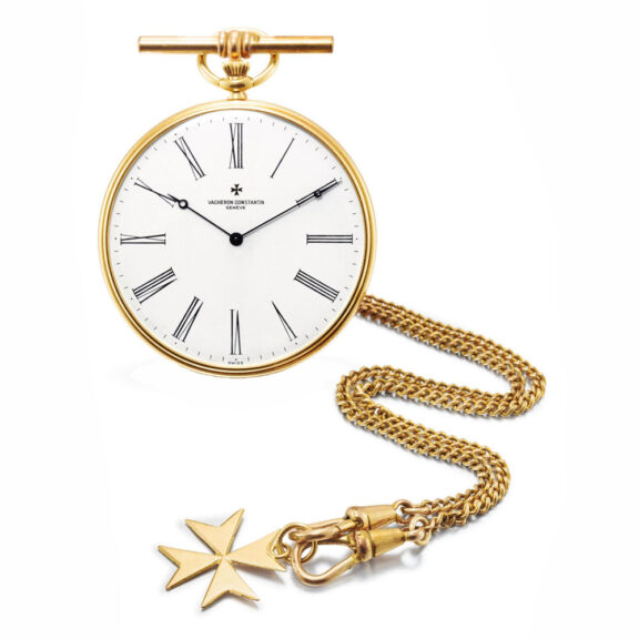 Fine Swiss gold open faced keyless lever watch Circa 1990 Fine Swiss gold open faced keyless lever watch Circa 1990