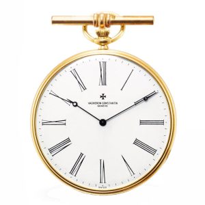 Fine Swiss gold open faced keyless lever watch Circa 1990