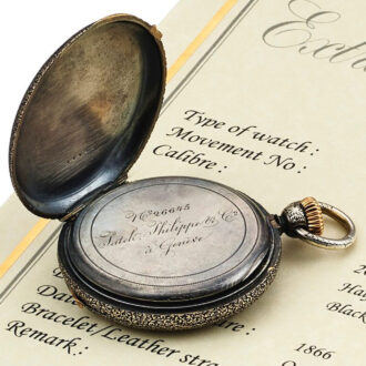 Very rare Swiss silver half hunting cased keyless watch Circa 1866
