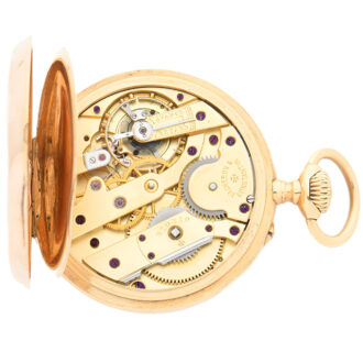 Swiss 18K yellow gold open faced pocket watch Circa 1920 Swiss 18K yellow gold open faced pocket watch Circa 1920