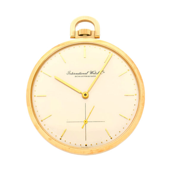 Swiss 18K yellow gold open faced pocket watch Circa 1950 Swiss 18K yellow gold open faced pocket watch Circa 1950