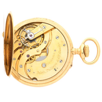 Swiss 18K yellow gold open faced pocket watch Circa 1900