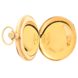 Swiss 18K yellow gold open faced pocket watch Circa 1920 Swiss 18K yellow gold open faced pocket watch Circa 1920