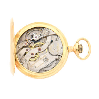 Swiss 18K yellow gold open faced pocket watch Circa 1920 Swiss 18K yellow gold open faced pocket watch Circa 1920